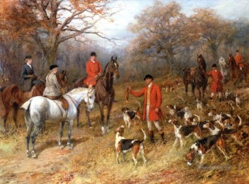 Jäger und Hunde 25 Ölgemälde